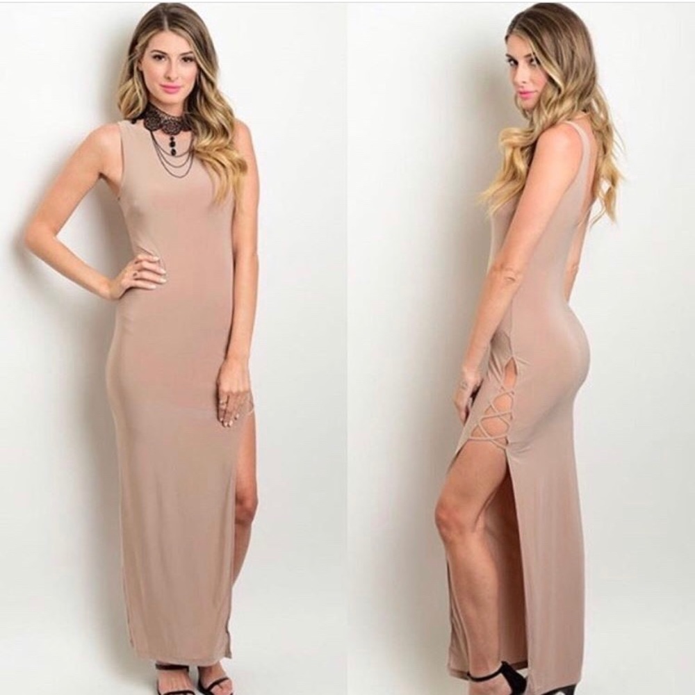 Tan maxi